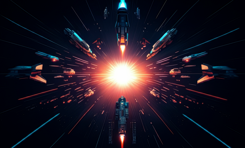 TechLaunch Logo as a polaroid